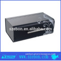 stainless steel black painting square Bread Box with printing pattern
